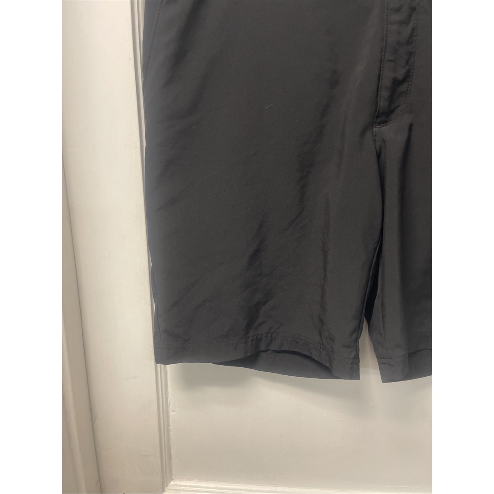 PGA Tour Men's Black Performance Golf Shorts Size 36 Flat Front Athletic Shorts - Picture 4 of 7
